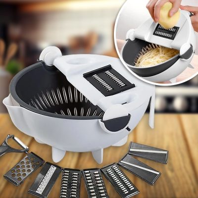 Резачка за Зеленчуци 9 в 1 с Кошница за Отцеждане | SORTEX