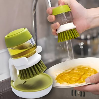 Четка за почистване с дозатор и стойка | BRUSKICA